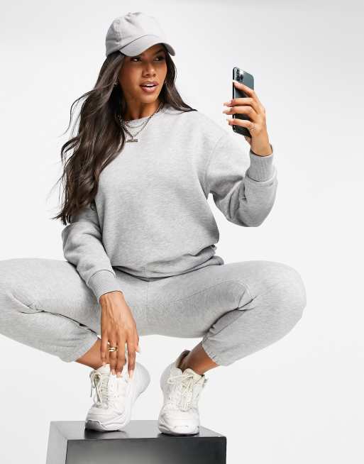 ASOS 4505 unisex sweatpants and sweatshirt set in gray