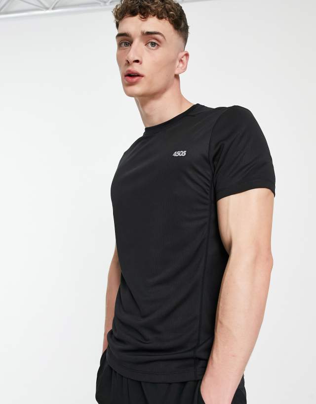 ASOS 4505 icon workout t-shirt with quick dry in black