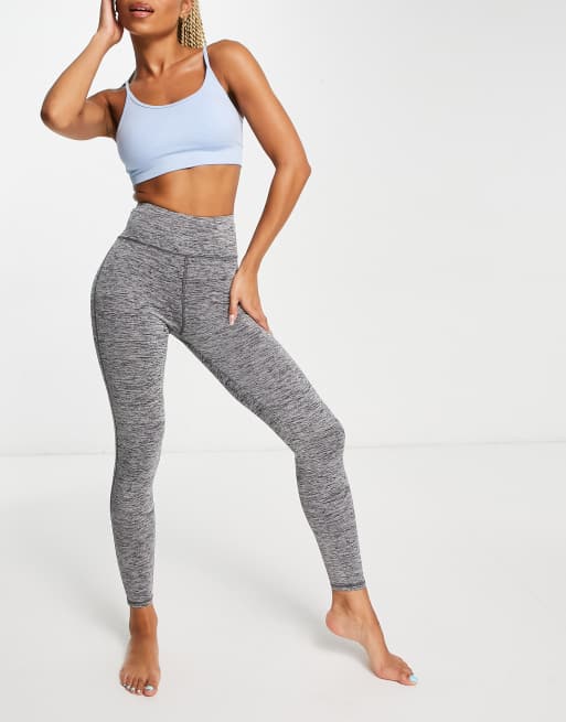 ASOS 4505 icon legging in heather gray cotton