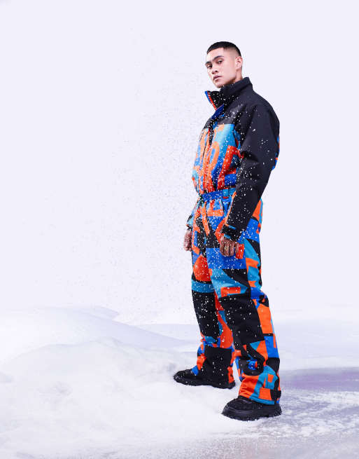 ASOS 4505 insulated ski suit with all over print ASOS