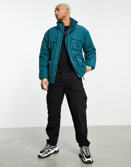 Marshall artist garment outlet dyed field jacket teal