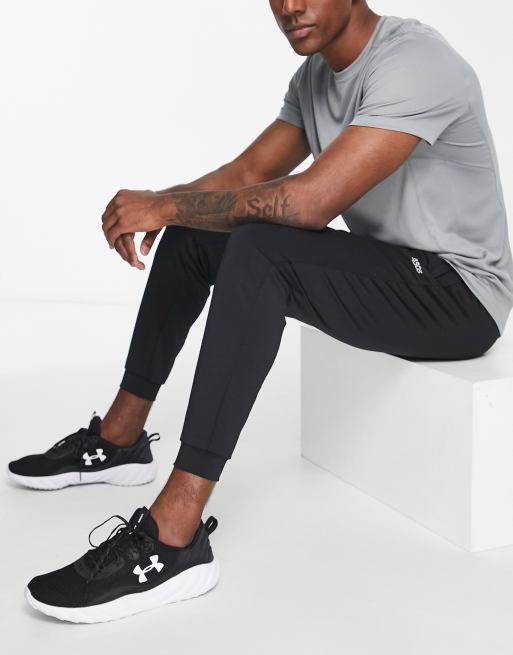 ASOS 4505 - Joggers super skinny da allenamento in tessuto quick dry neri, 4 di 4