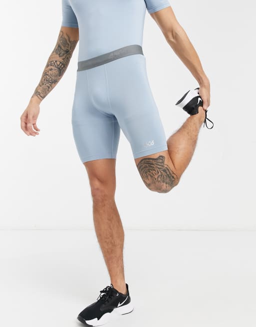 ASOS 4505 - Korte baselayer legging van polyester - MBLUE