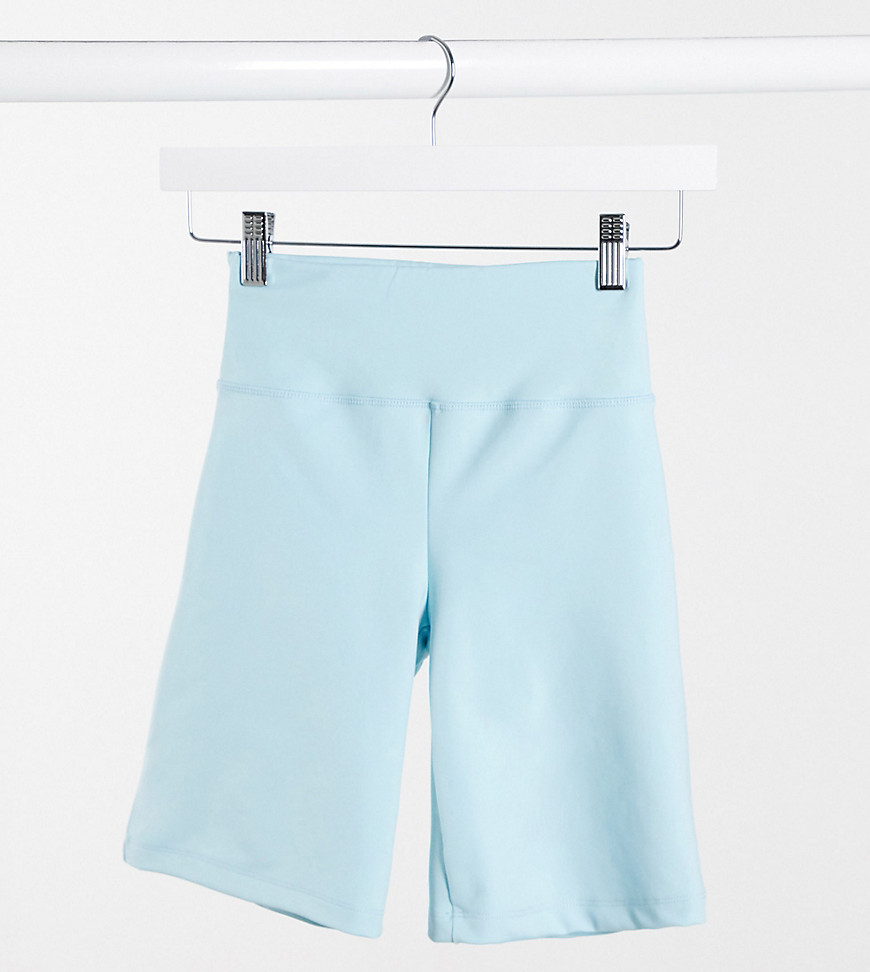 ASOS 4505 – Kroppsnära shorts i petite-modell-Blå