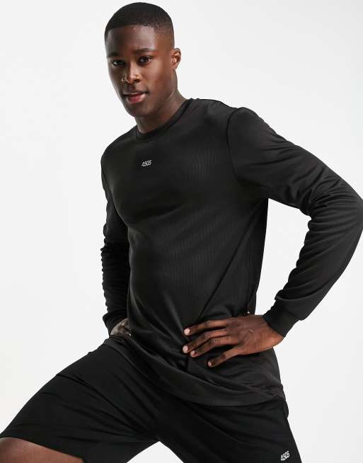 ASOS 4505 – Långärmad lätt t-shirt i snabbtorkande material