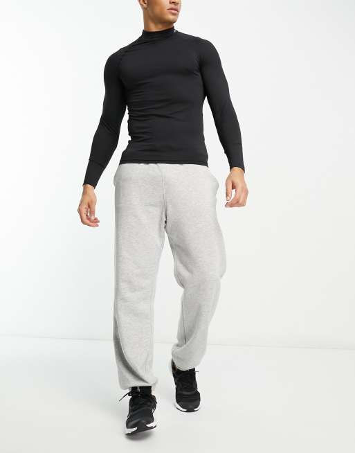 ASOS 4505 – Langärmliges Baselayer-Sportoberteil in Schwarz mit Stehkragen, 4 von 4