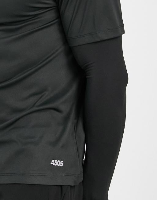 ASOS 4505 – Langärmliges Laufshirt mit Kapuze und doppelter Lagenoptik, 3 von 4
