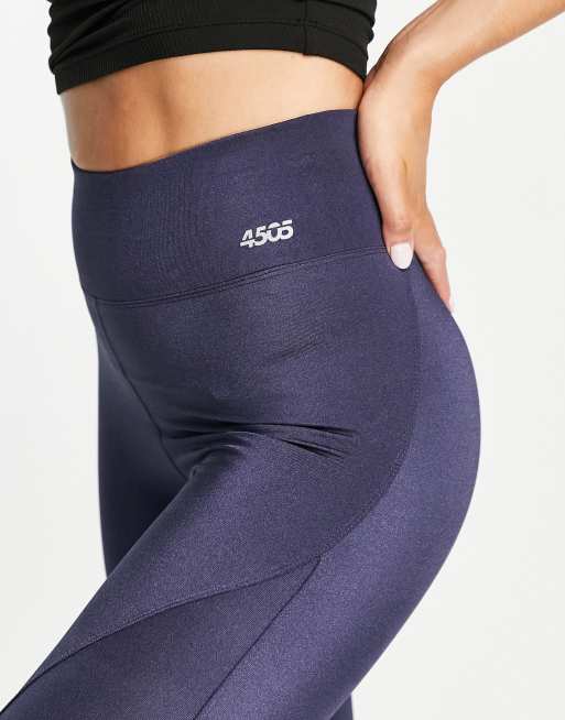 ASOS 4505 leggings with punch out holes and mesh panels (part of a set)