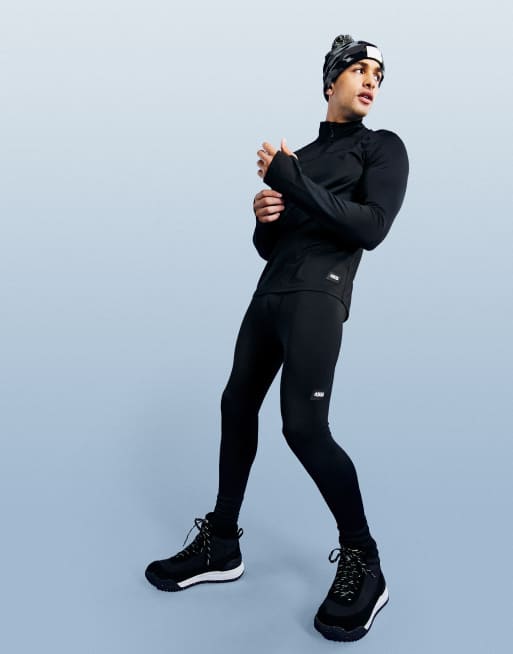 ASOS 4505 - Leggings base layer da sci neri