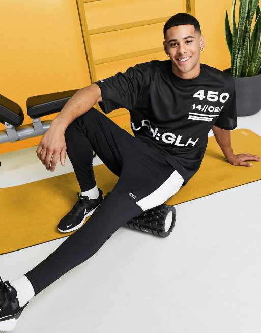 ASOS 4505 – Locker geschnittenes Sport-T-Shirt mit Aufdruck, 4 von 4
