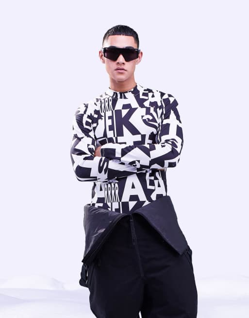 ASOS 4505 long sleeve ski baselayer with mock neck