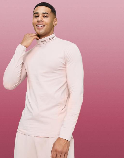ASOS 4505 - Maglietta a maniche lunghe attillata con collo alto