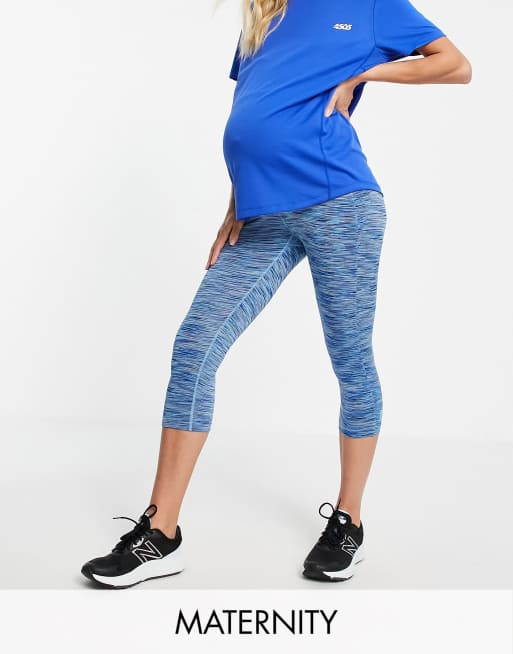 ASOS 4505 – Mammakläder – Leggings i caprilängd med space dye
