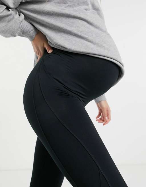 ASOS 4505 Maternity basic fleece back legging