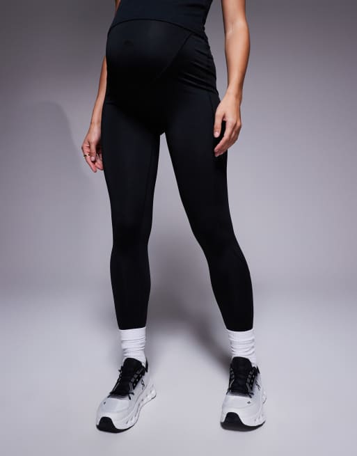 ASOS 4505 Maternity Icon Bum Sculpt Gym Legging in Black