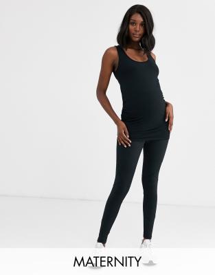 ASOS 4505 Maternity legging with bum sculpt detail in print in polyester -  MULTI