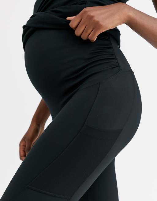 ASOS 4505 Maternity icon leggings with bum sculpt detail