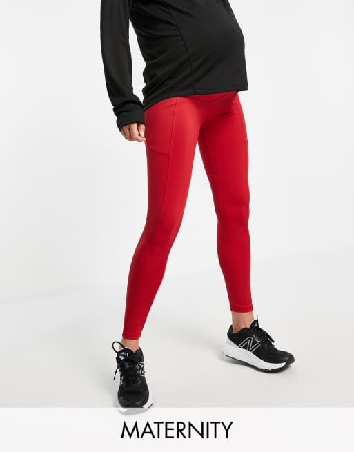 ASOS 4505 Maternity Icon legging with bum sculpt seam detail and