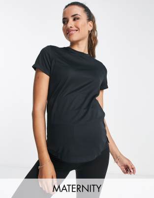 Shop Asos Design 4505 Maternity Icon Performance T-shirt-green