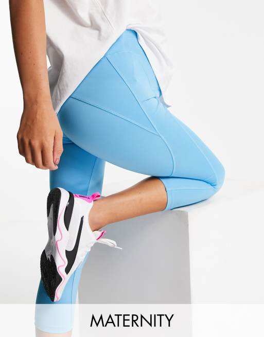 ASOS 4505 Maternity - Icon Run - Leggings capri allacciati in vita 