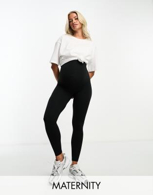 Asos Design 4505 Maternity Icon Yoga Legging-black