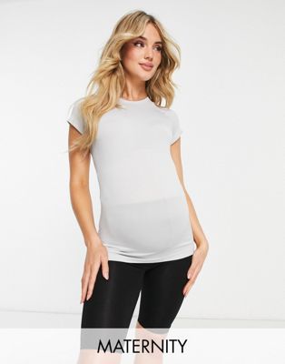 ASOS 4505 Maternity short sleeve seamless t-shirt