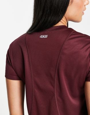 T-shirt tecnica con logo-Rosso - ASOS T-shirt donna  - immagine1