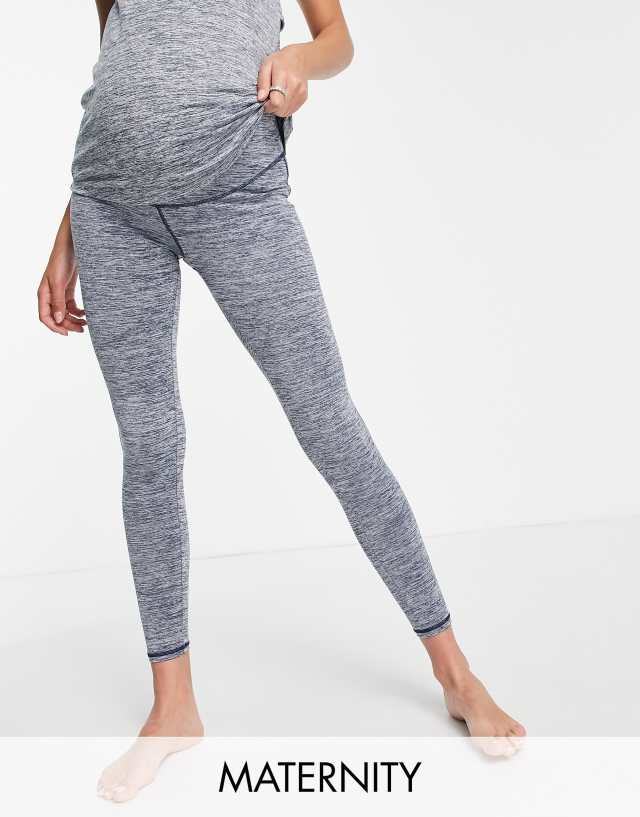 ASOS 4505 Maternity yoga leggings in heather