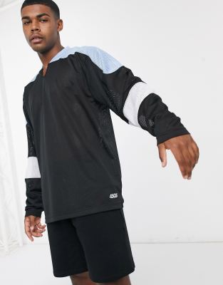 asos mesh long sleeve top