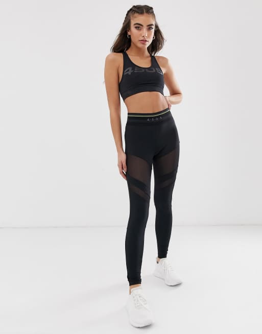 Mesh Panel Active Legging