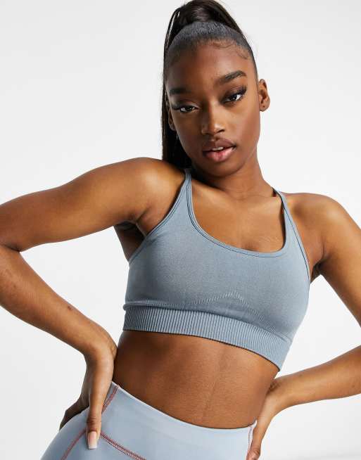 Seamless Strappy Sports Bra