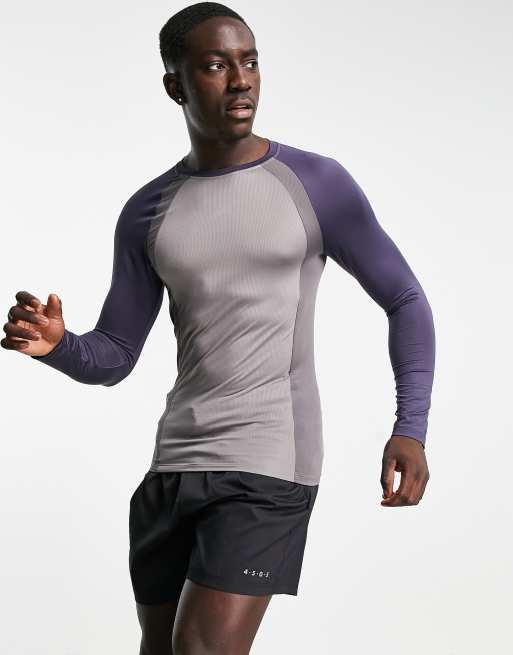 Men's pro fitted hot sale long sleeve training shirt