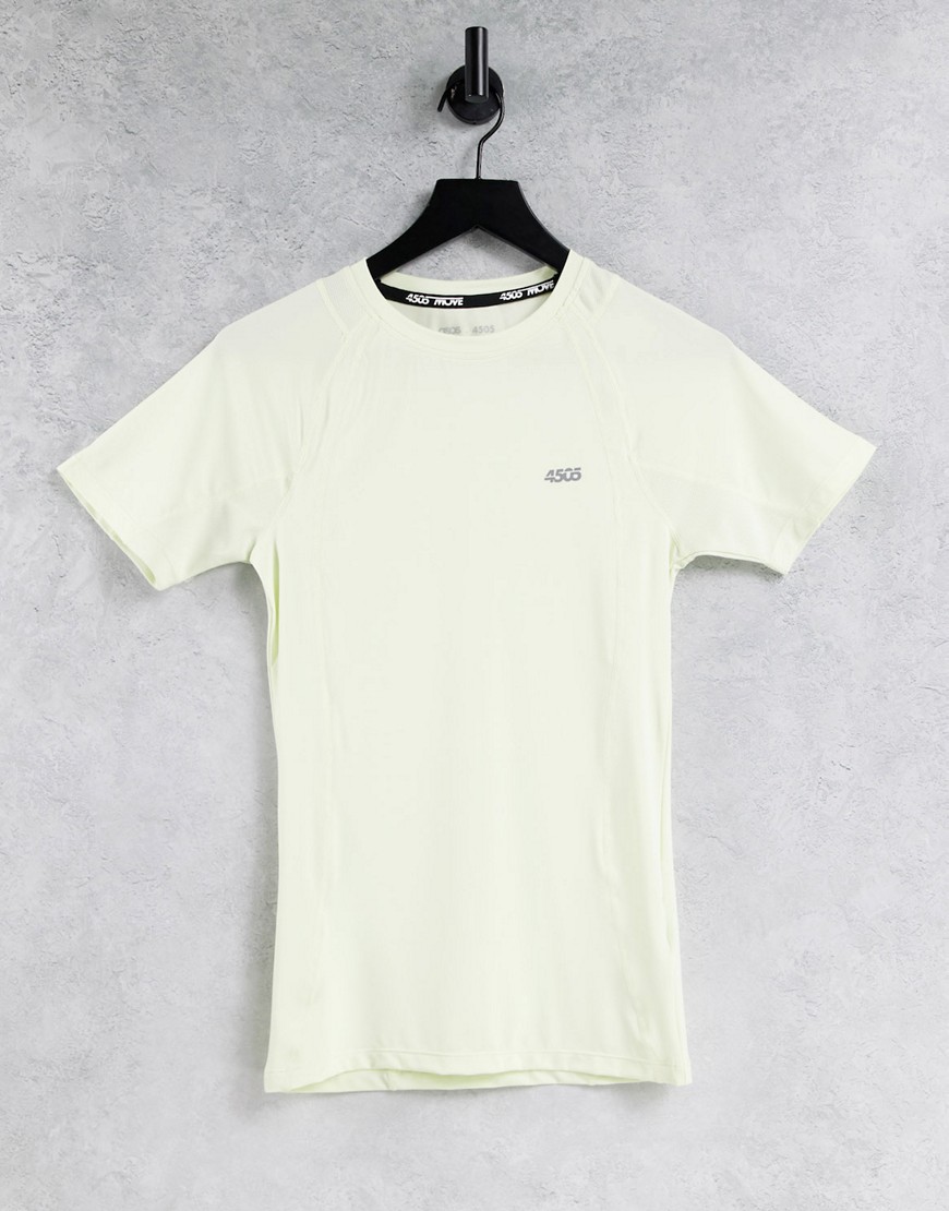 ASOS 4505 muscle fit training t-shirt in polyester - MGREEN