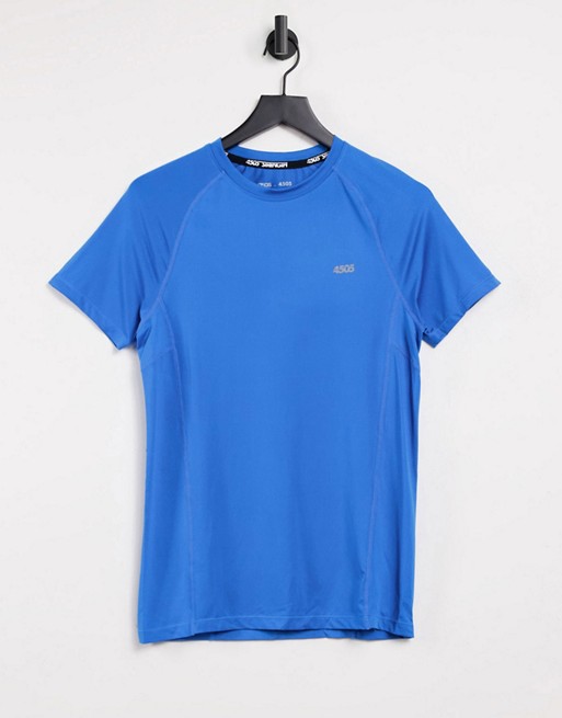 ASOS 4505 muscle training t-shirt with quick dry in blue