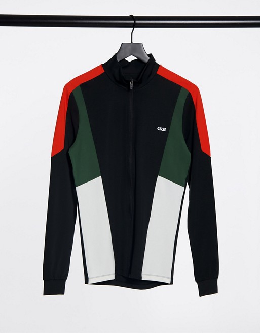 ASOS 4505 muscle training track jacket with contrast panels