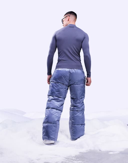 ASOS 4505 - Naadloze, geribbelde basislaag ski-top met 1/4 rits, 4 van 4