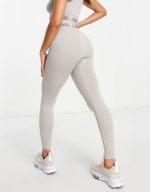 ASOS 4505 - Naadloze legging met merktekens en V-voorkant