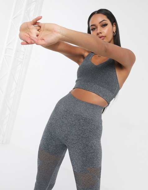 ASOS 4505 – Nahtloser, strukturierter Sport-BH