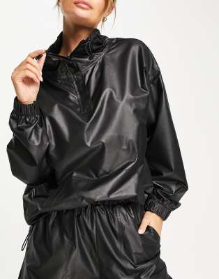 ASOS 4505 seamless rib zip through jacket