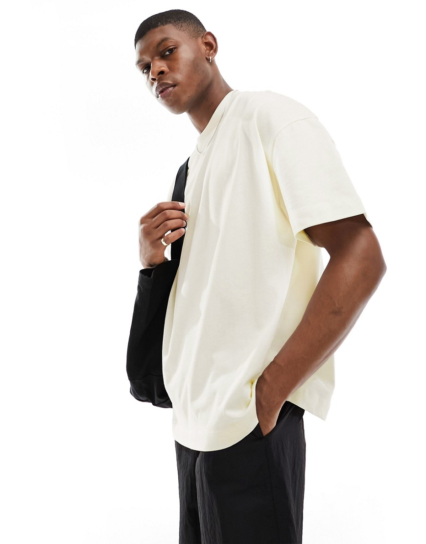 4505 oversized boxy heavyweight T-shirt in vintage white