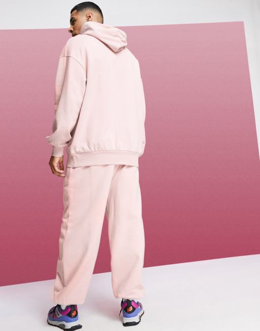 ASOS 4505 oversized drop crotch sweatpants in pink