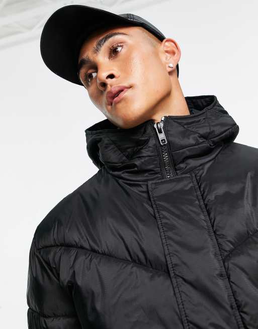 ASOS EDITION oversized puffer jacket in black