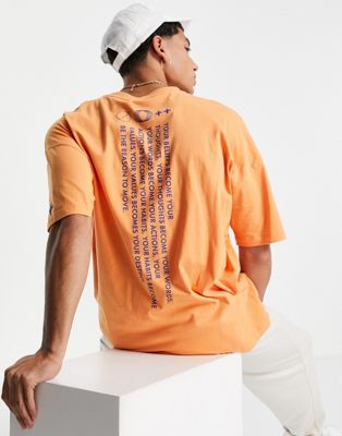 ASOS 4505 oversized t-shirt with back print