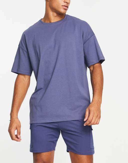 ASOS 4505 - Oversized trænings-T-shirt med åndbart meshpanel