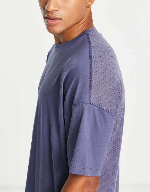 ASOS 4505 - Oversized trænings-T-shirt med åndbart meshpanel, 3 af 4