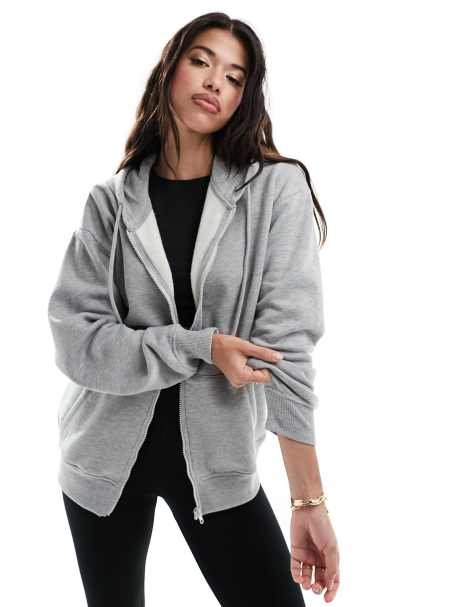 Grey pullover 2024 hoodie women's