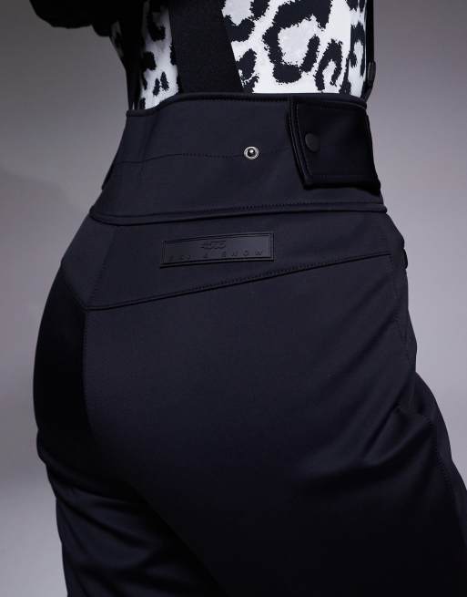 ASOS 4505 - Pantalon de ski évasé en tissu déperlant - Noir, 5 de 5