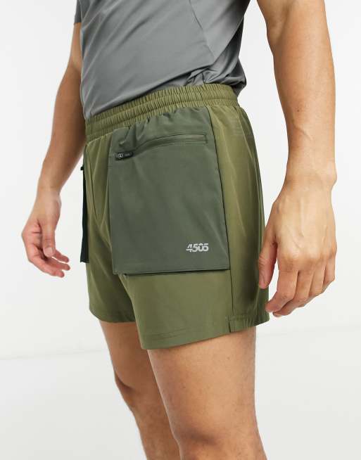 ASOS 4505 - Pantaloncini da running multitasche