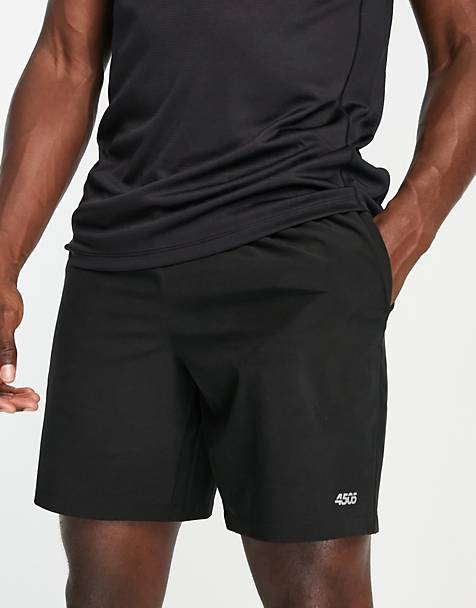 Pantaloncini da allenamento azzurri con pannello con scritta del logo Sport FCUK Asos Uomo Sport & Swimwear Abbigliamento sportivo Shorts sportivi 