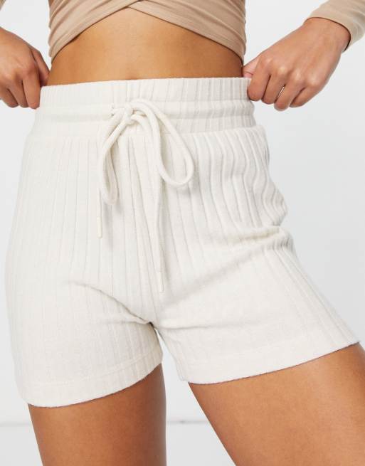 ASOS 4505 - Pantaloncini in morbido tessuto a coste